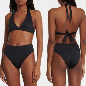 MaxMara Ronco Halter Bikini TOP in Pink Women's 8‎